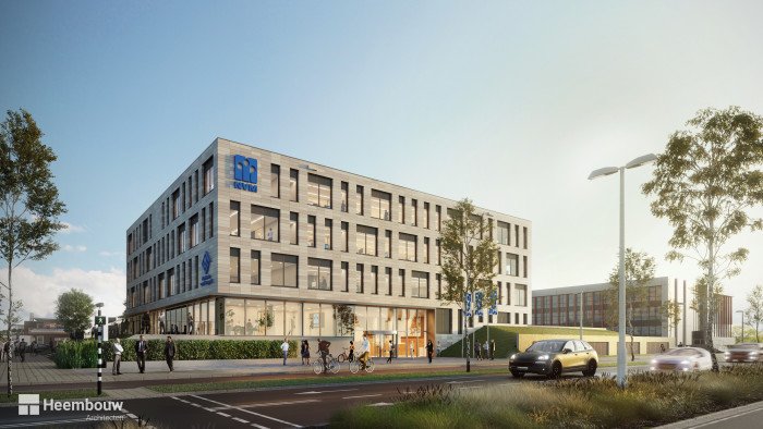 Impressie nieuwe hoofdkantoor NVM Utrecht door Heembouw Architecten