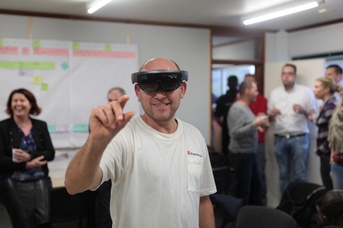 HoloLens innovatie bouwplaats BIM