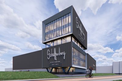 Nieuw bedrijfspand Schaffenburg Office Furniture blikvanger aan de A16