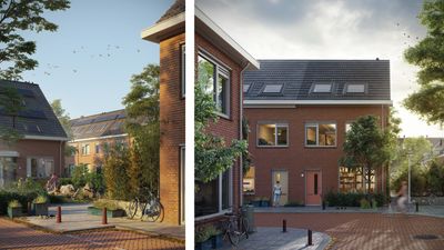 impressie Energetische verbetering van 75 woningen in Leiden