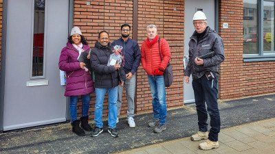 Heembouw Wonen verwelkomt eerste bewoners in Singelbuurt Zoetermeer