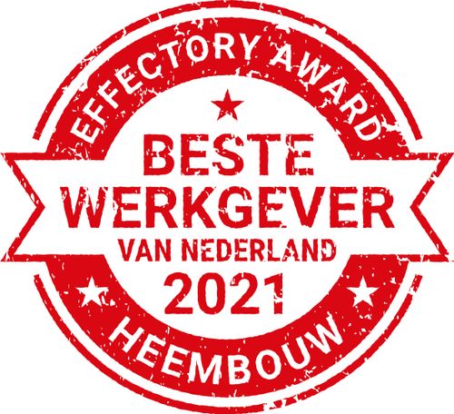 Heembouw Beste werkgever 2021 en 2022