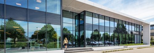 exterieur kantoor safescan zoetermeer ontwerp Heembouw Architecten
