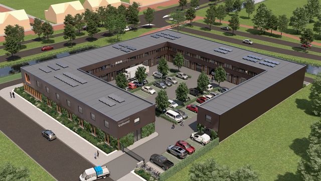 Duurzaam bedrijfsverzamelgebouw BijHanza naar ontwerp Heembouw Architecten