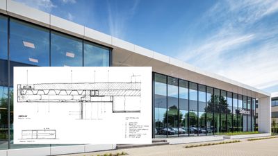 Dakrand Safescan met detailschets