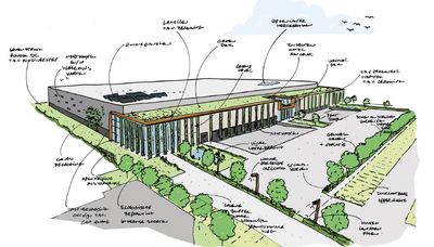 Natuurinclusief schets door Heembouw Architecten