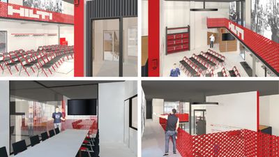 Heembouw verbouwt voormalige werkplaats tot Hilti Learning Center