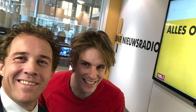 Durk van Loon en BNR nieuwsradio presentator Thomas van Zijl