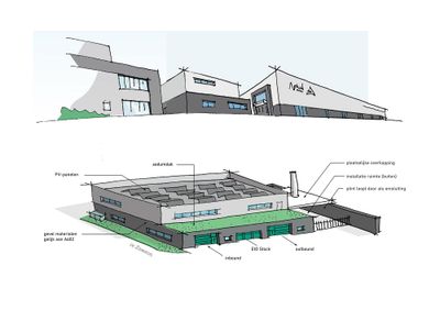 Render realisatie Applied Medical III door Heembouw