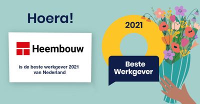 Heembouw is de Beste werkgever in de bouw én van Nederland 