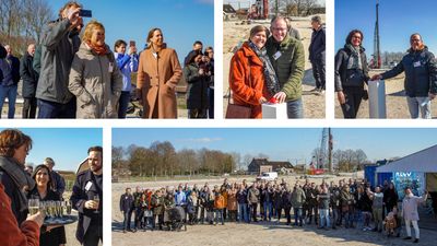 Bouw van Nieuw Rein fase 1 in Hazerswoude-Rijndijk feestelijk van start