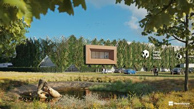 Impressie render Ara Almelo door Heembouw Architecten