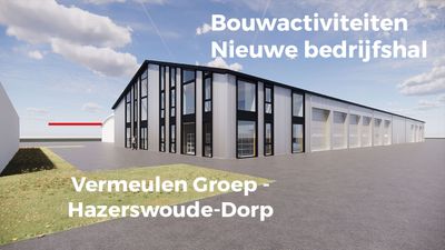 Heembouw bouwt nieuwe bedrijfshal Vermeulen Groep