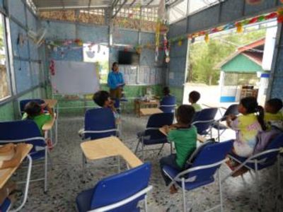 Heembouw draagt bij aan een school van gerecycled plastic