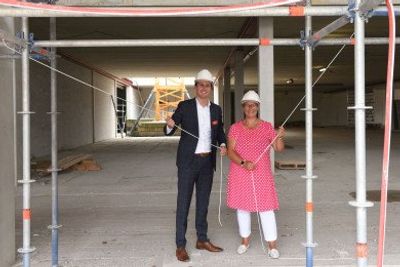 Hoogste punt laatste fase De Oevers van Roelofarendsveen