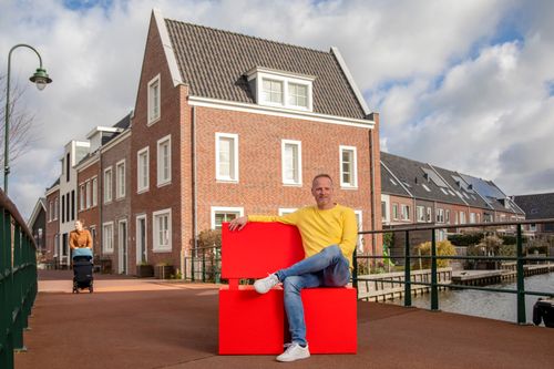 Marcel Nijzink op z'n plek bij Heembouw