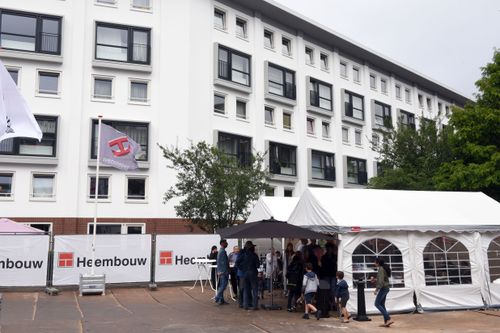 Aanzicht verduurzaming 120 woningen Mathenesserweg Rotterdam