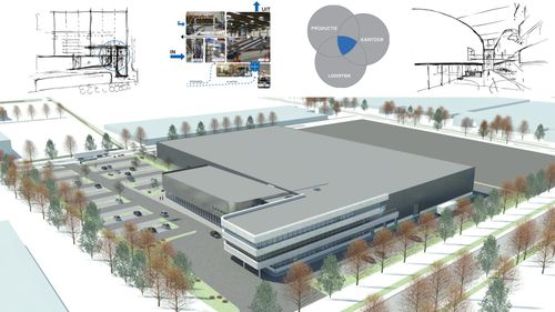 De maakindustrie op volle toeren ontwerp Benier door Heembouw Architecten