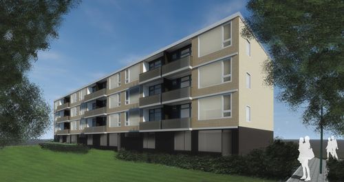 Artist impression Balkonzijde